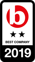 Best Company 2019 award logo