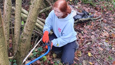 Kerri: Assistant Ranger apprentice on Countryside Worker apprenticeship level 2 image